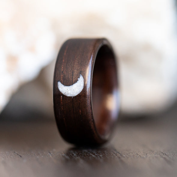 Crescent Moon in Mother of Pearl