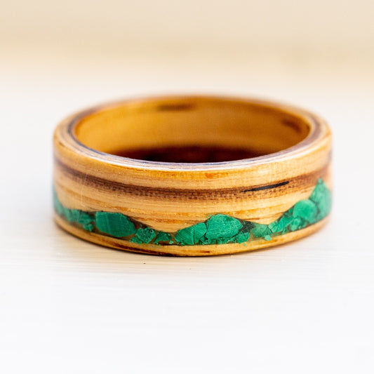 Zebra Wood Rings