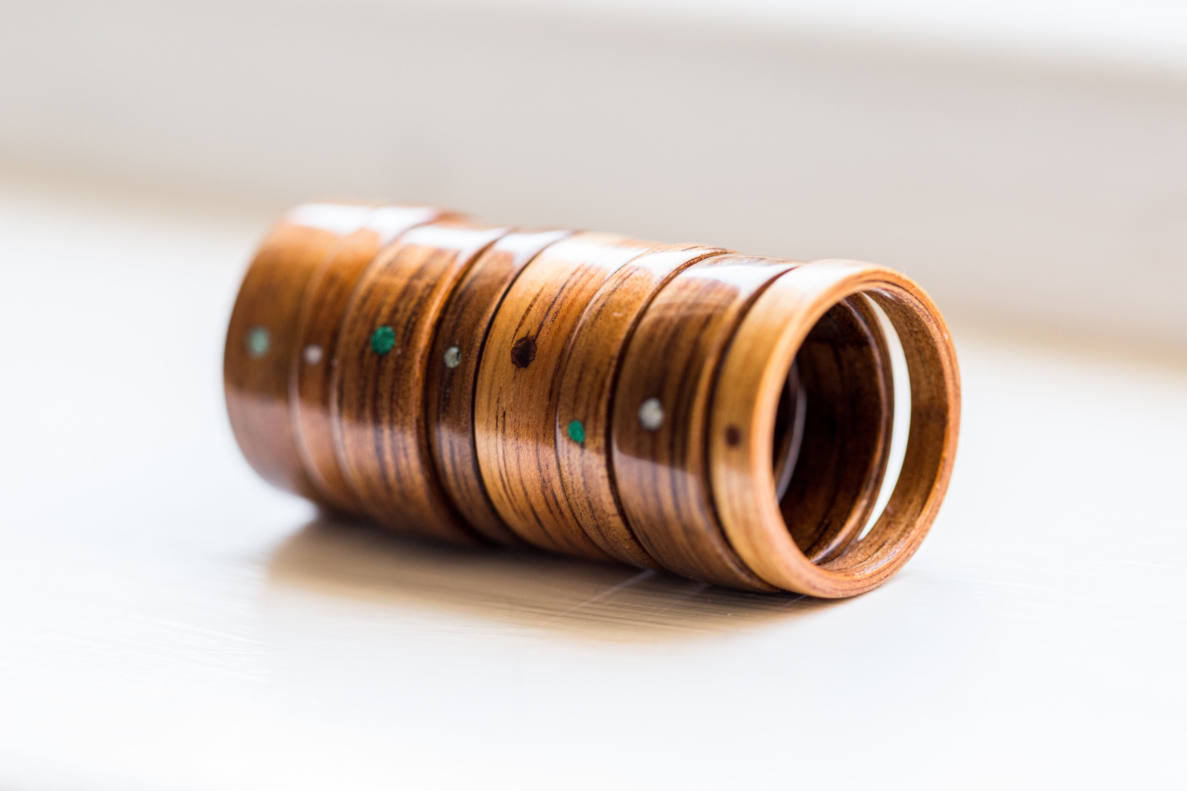 sun design wood rings