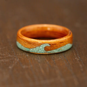 Koa & Turquoise Waves 5mm