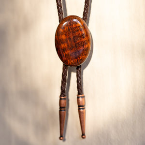 Snake wood Bolo Tie