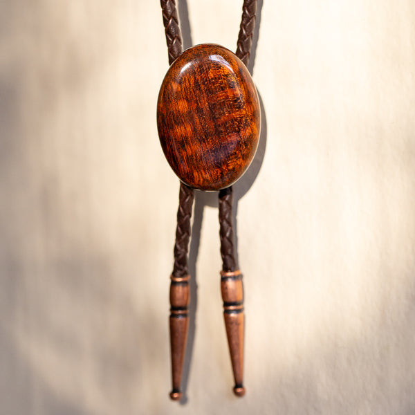 Snake wood Bolo Tie