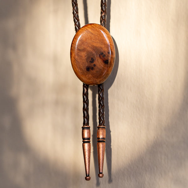 Thuya Burl Bolo Tie