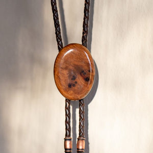 Thuya Burl Bolo Tie