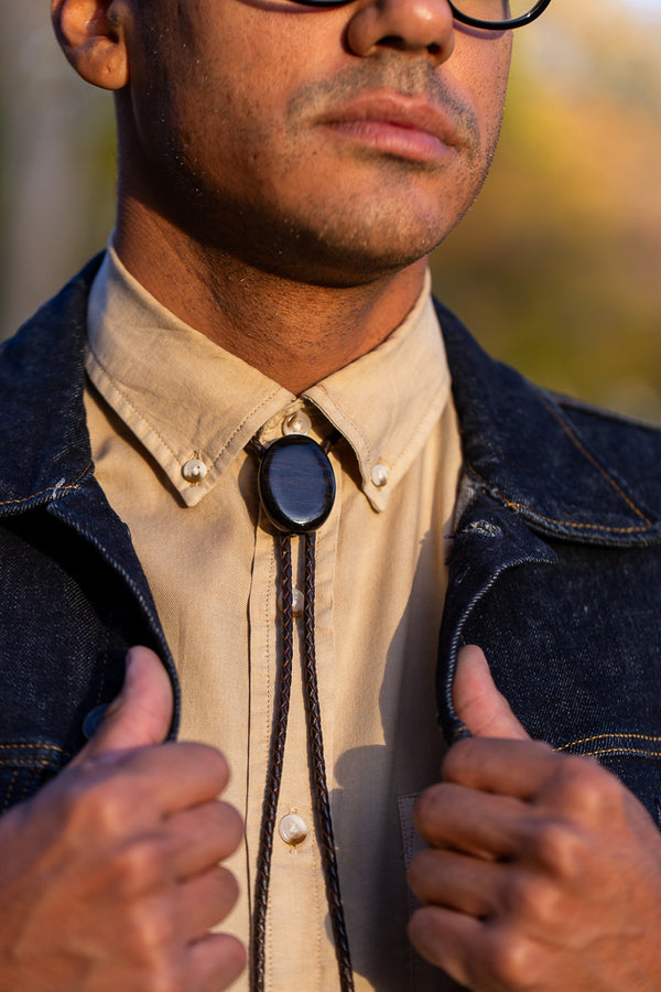 Ebony Bolo Tie