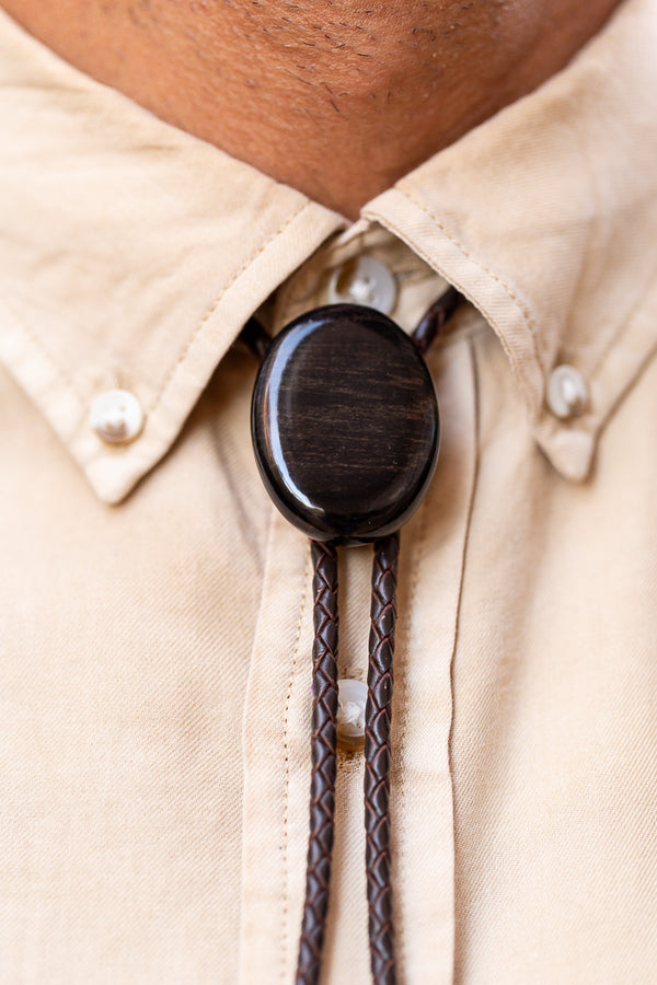 Ebony Bolo Tie