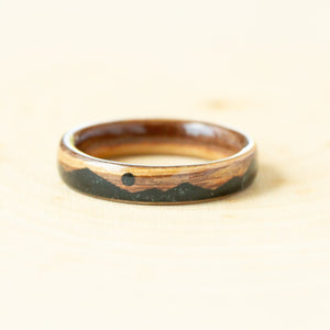 Zebra Wood Mountain in Tourmaline 5mm