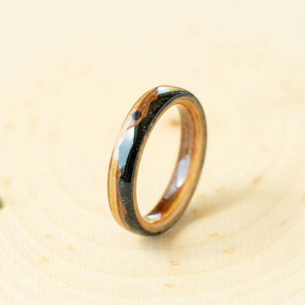 Zebra Wood Mountain in Tourmaline 5mm