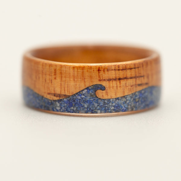 Lapis Lazuli Waves in 8mm