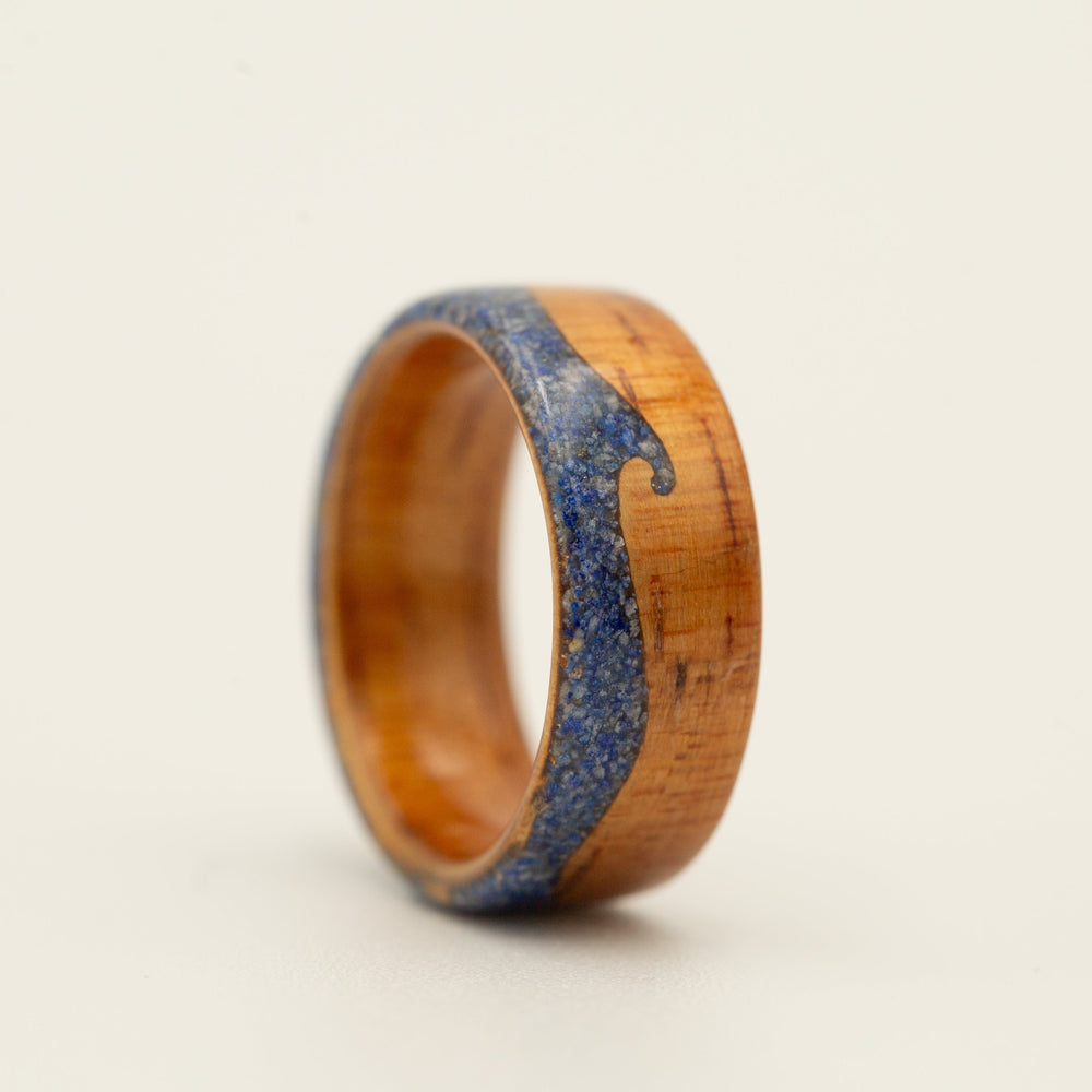 Lapis Lazuli Waves in 8mm