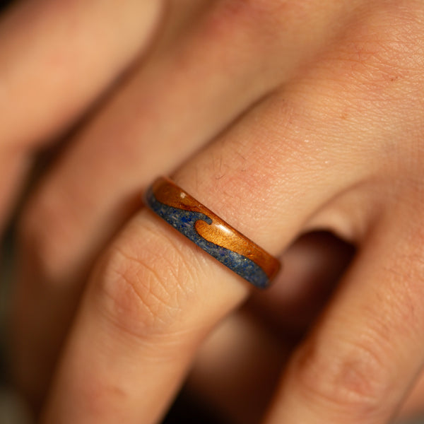 Lapis Lazuli Waves in 5mm