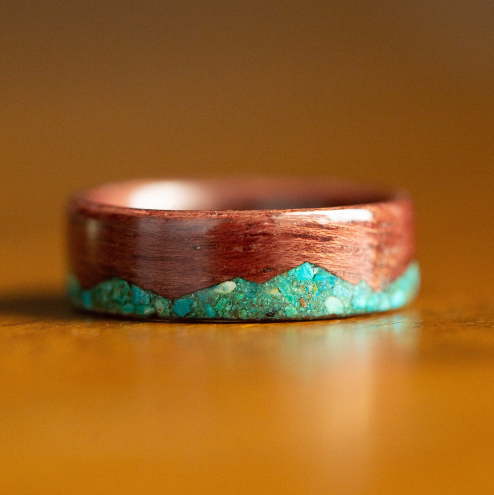 Purple Heart Chrysocolla Turquoise Mountain