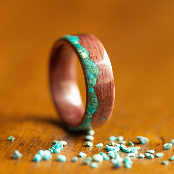 Purple Heart Chrysocolla Turquoise Mountain