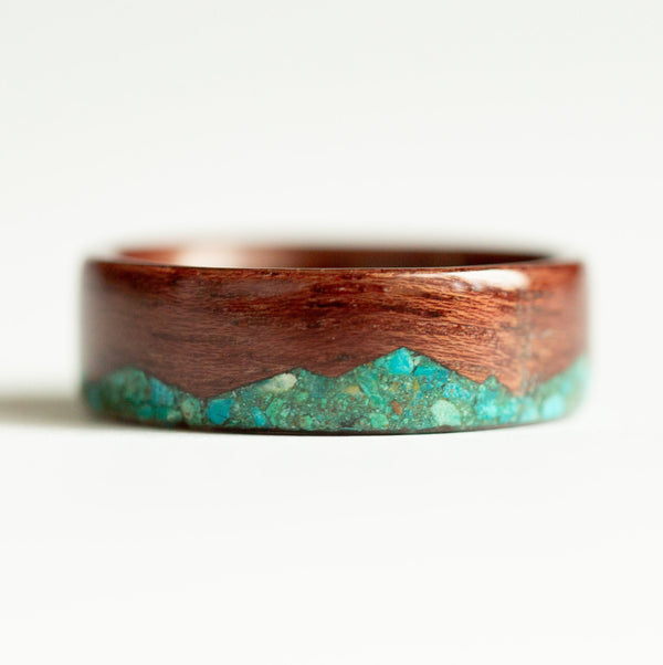 Purple Heart Chrysocolla Turquoise Mountain