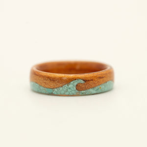 Koa & Turquoise Waves 5mm