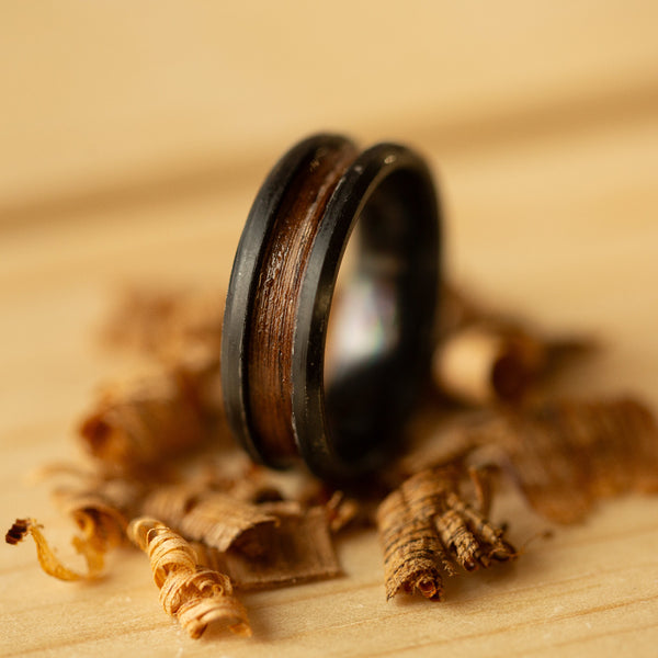 Wood and Metal Ring