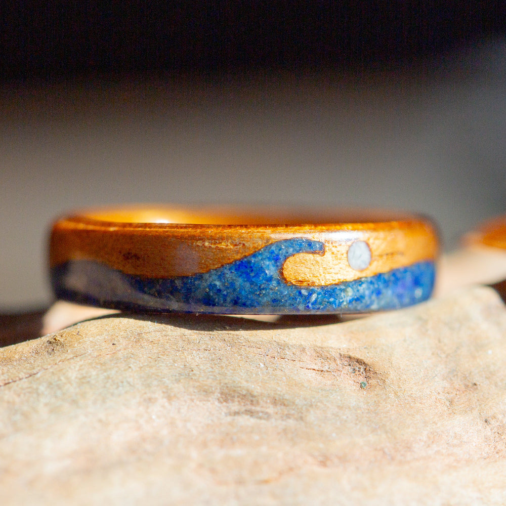 Lapis Lazuli Waves in 5mm