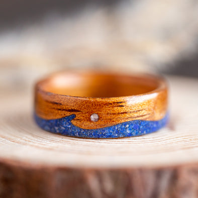 Wooden Ring Box - Walnut – My Roots Jewelry