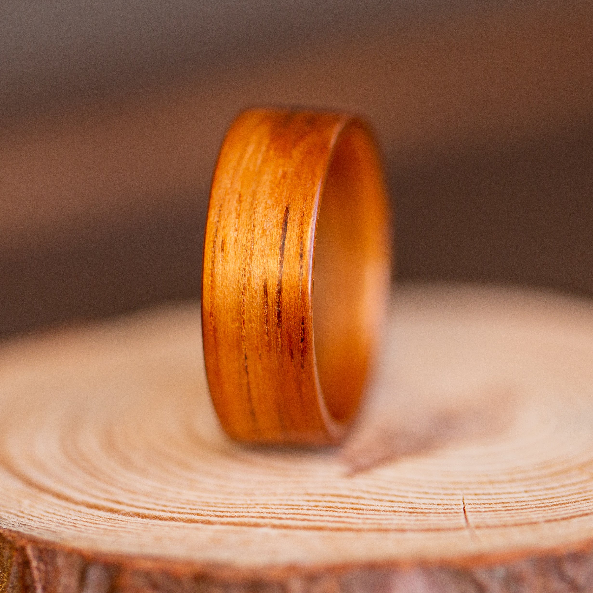 Heart Pine Bentwood Thin Wooden Ring