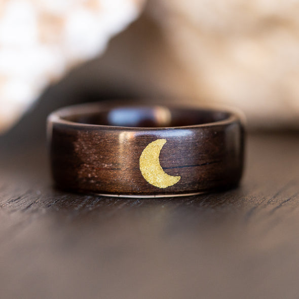 Crescent Moon in Brass