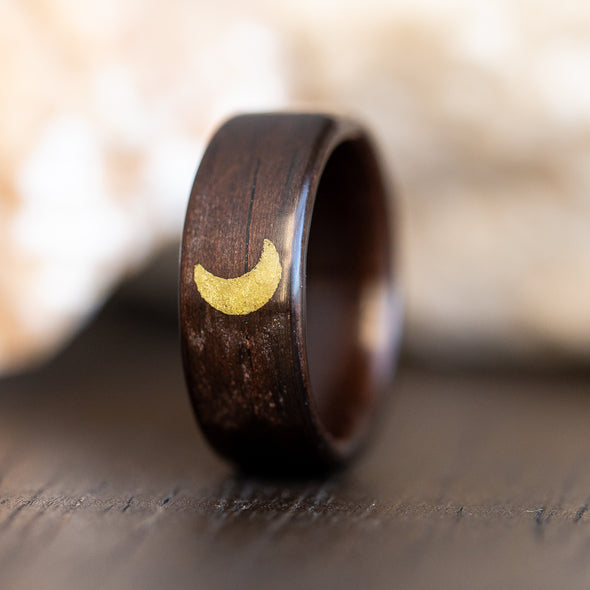 Crescent Moon in Brass