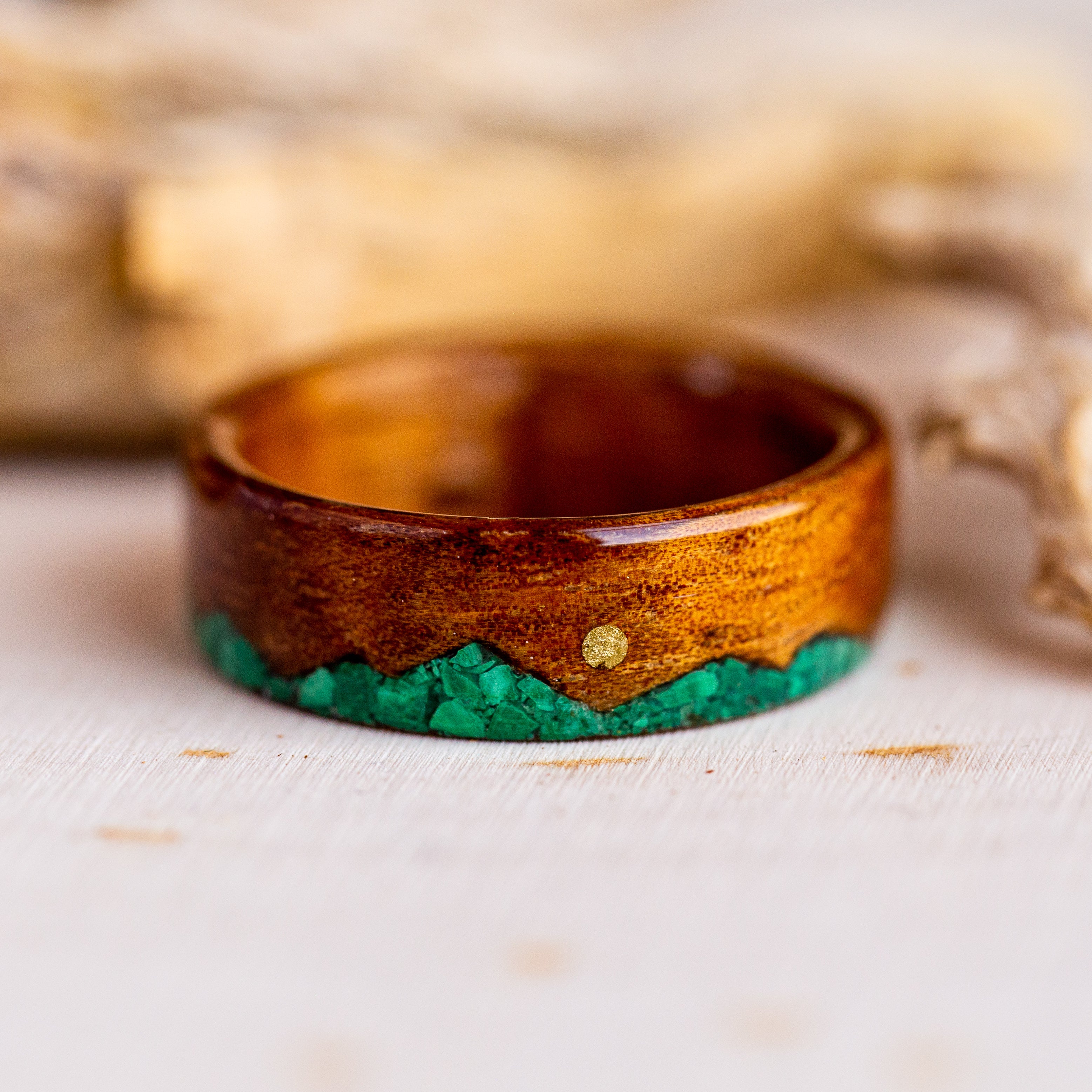 Simple Wooden Rings. - The Merrythought