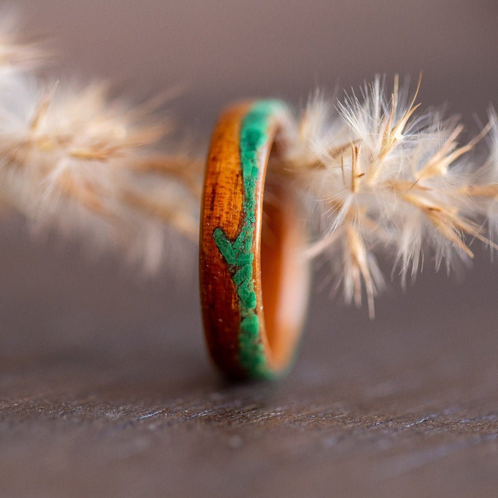 Koa & Malachite Waves 5mm