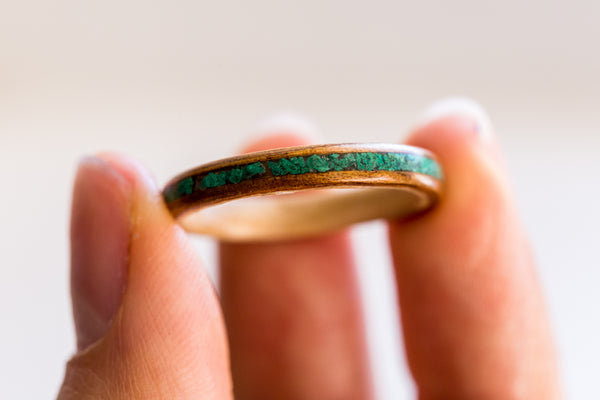 Malachite & Light Koa On Maple